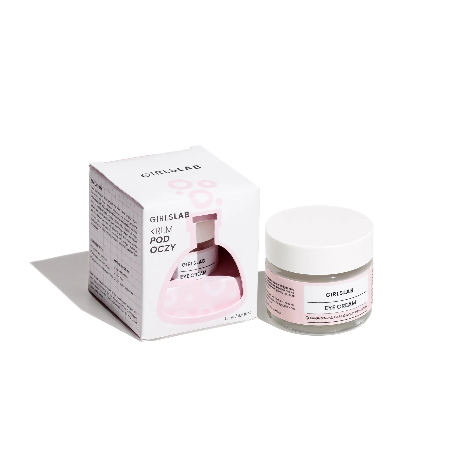 GirlsLab GL.005 Eye Cream med hyaluronsyre og koffein