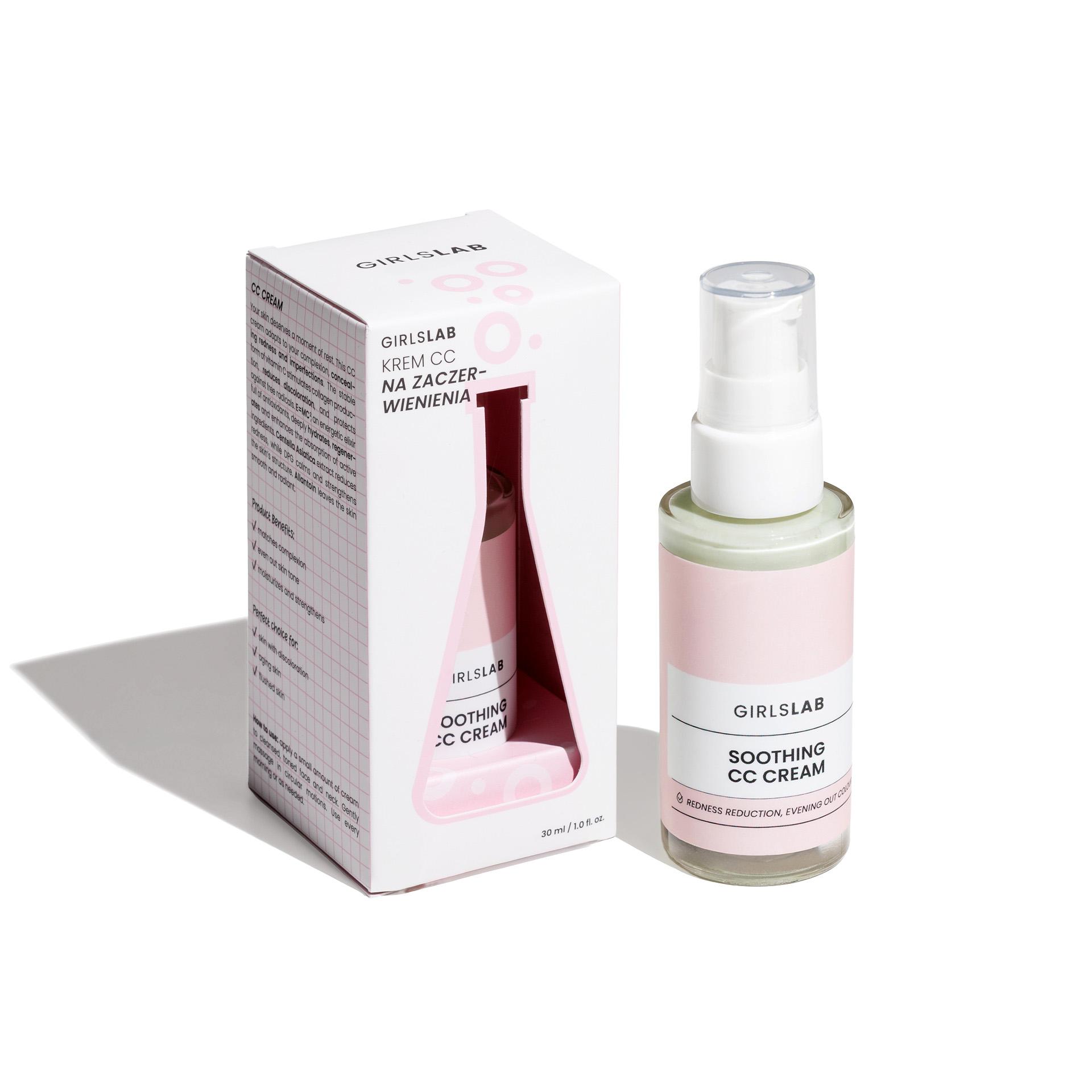 GirlsLab GL.011 Soothing CC Cream med vitamin C og Centella Asiatica