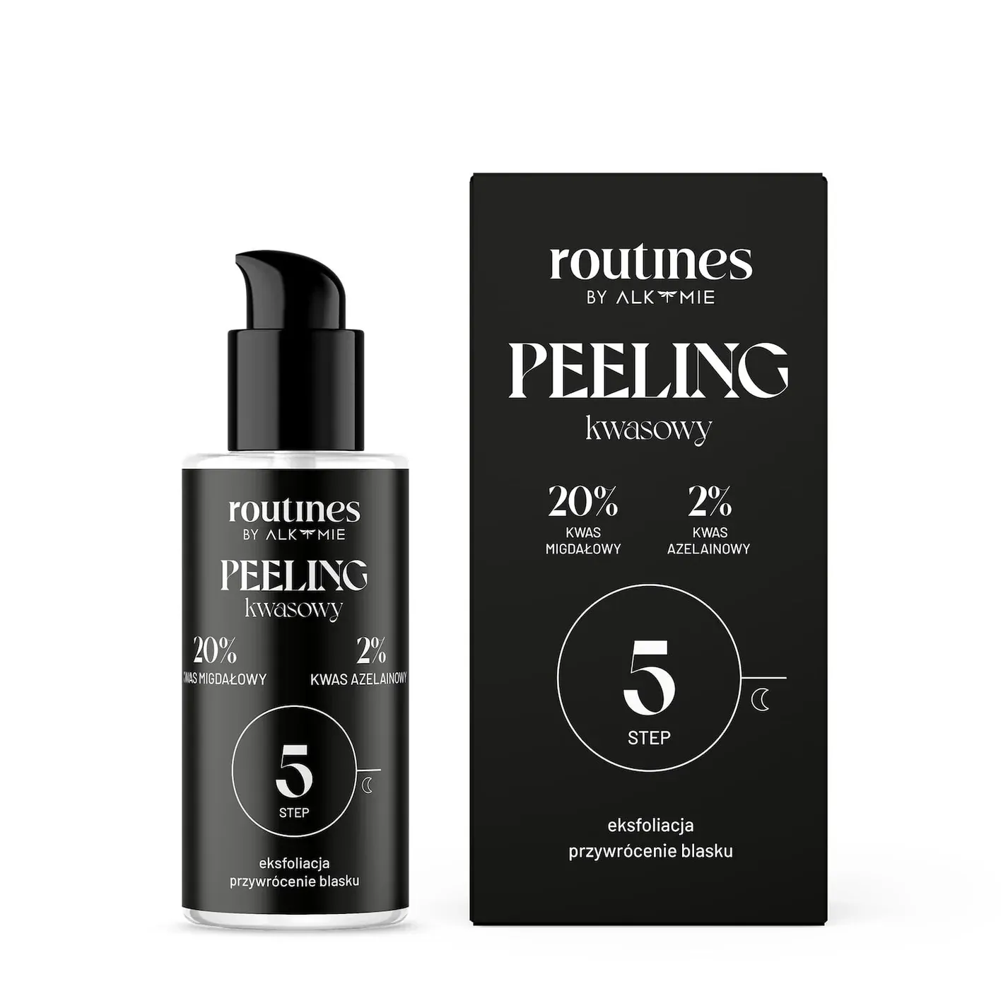Routines STEP 5 syrepeeling med mandelsjyre og azelainsyre