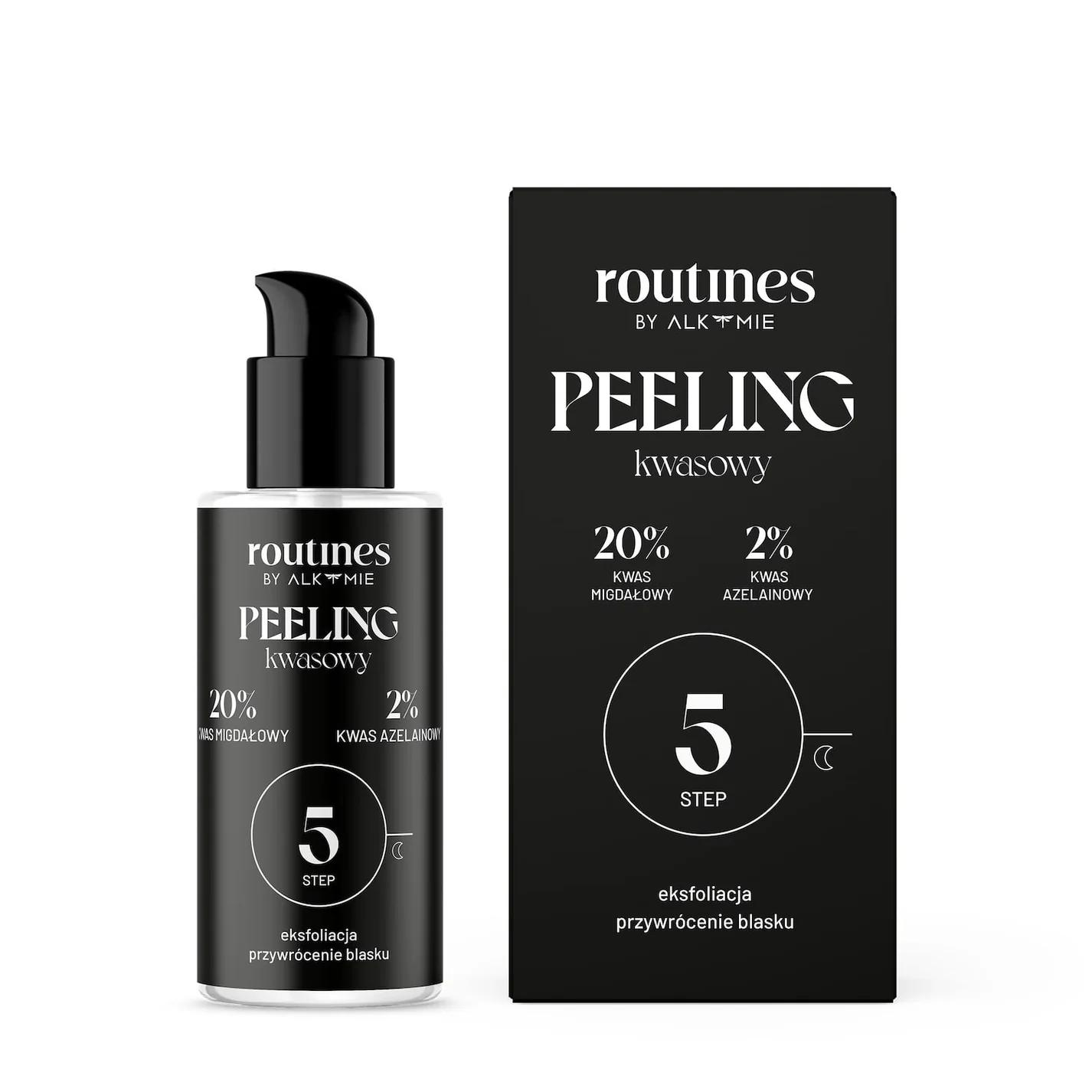 Routines STEP 5 syrepeeling med mandelsjyre og azelainsyre
