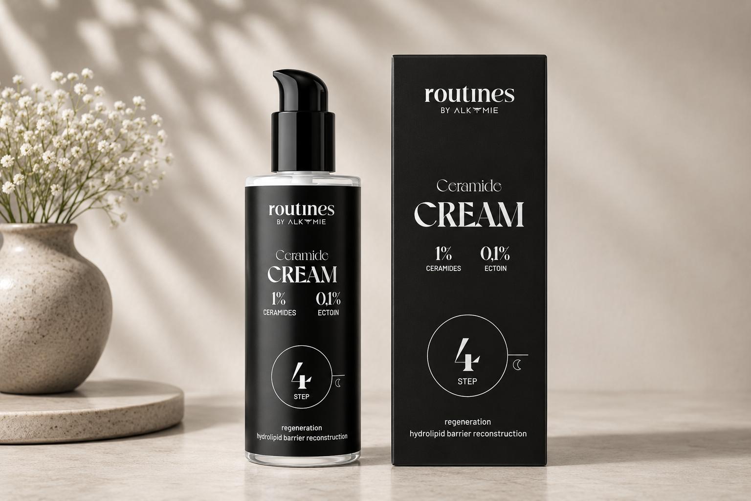 Routines STEP 4 ceramidkrem med CeraFluid og ectoin