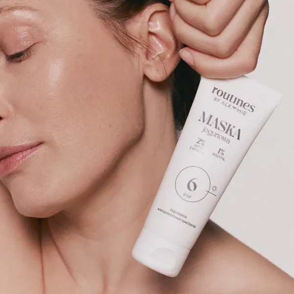 Routines STEP 6 jogurtmaske med kaktusfikenpærekefir og laktoferrin ansikt