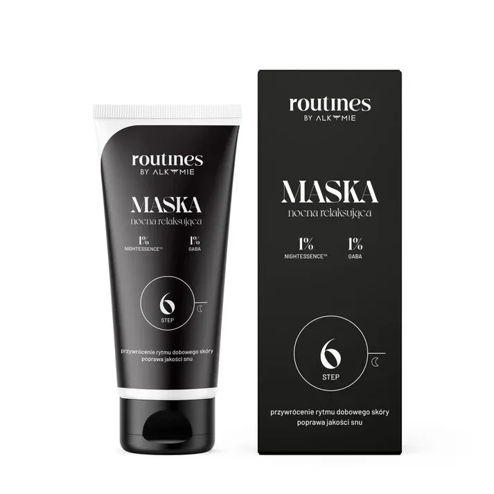 Routines STEP 6 avslappende nattmaske med GABA og Nightessence