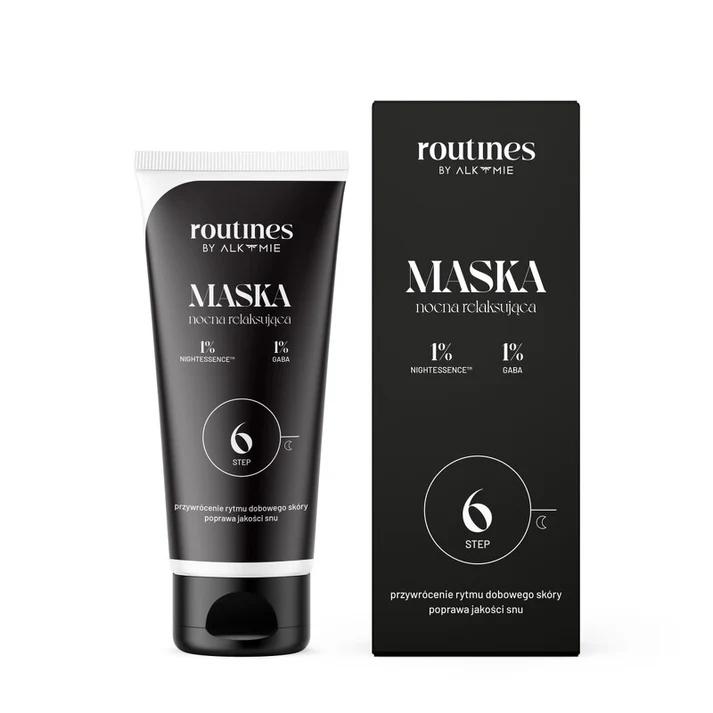 Routines STEP 6 avslappende nattmaske med GABA og Nightessence