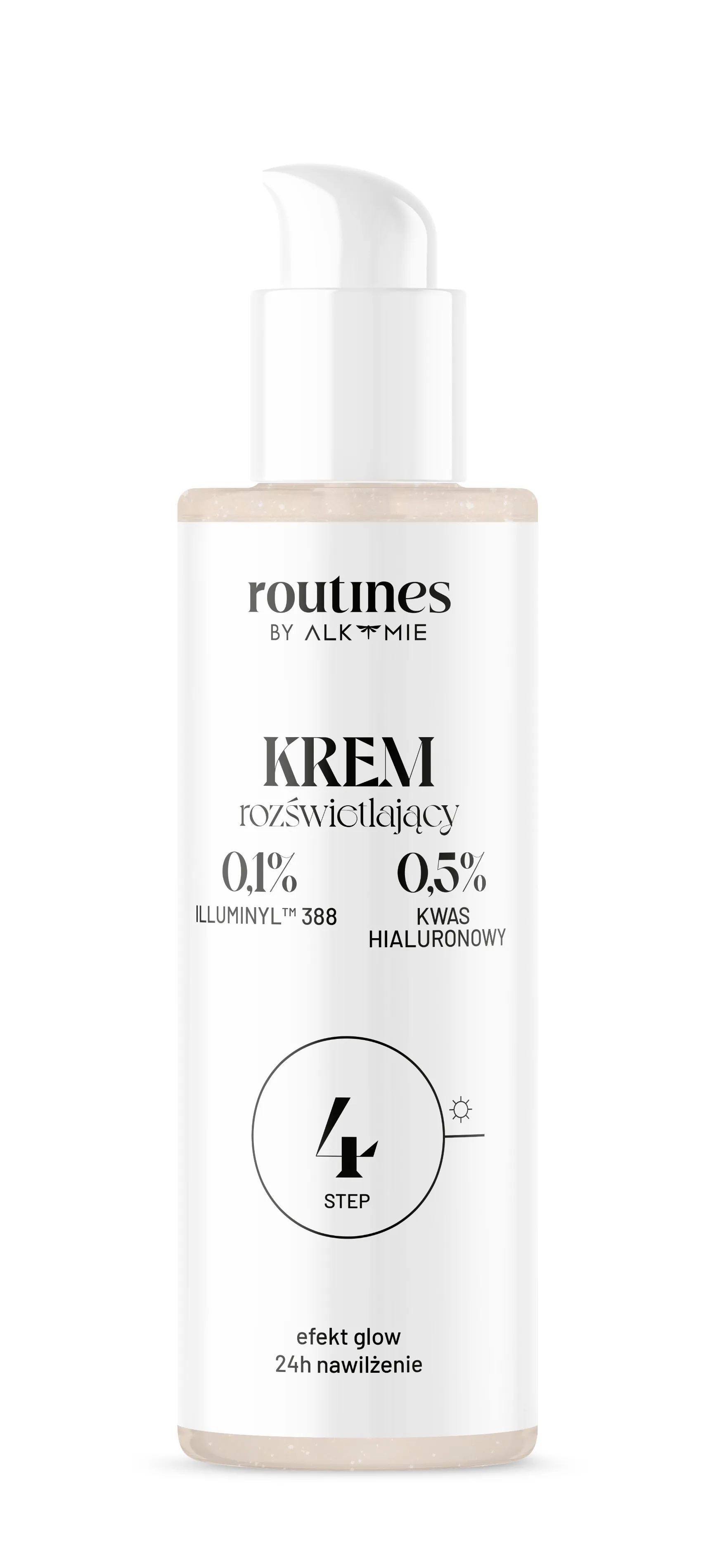 Routines STEP 4 illuminerende krem med Illuminyl 388 for naturlig glød