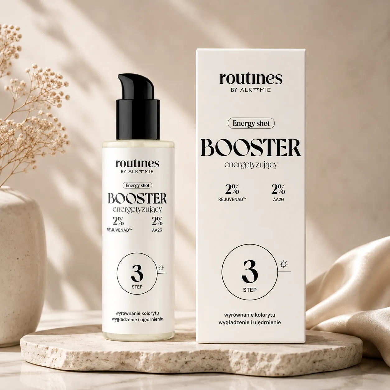 Routines STEP 3 energigivende booster med RejuveNAD+ og vitamin C