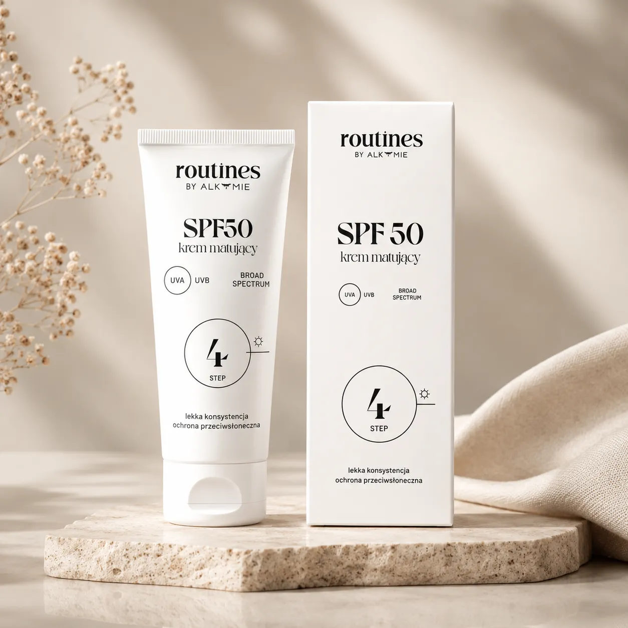 Routines STEP 4 SPF 50 dagkrem med bred UV-beskyttelse