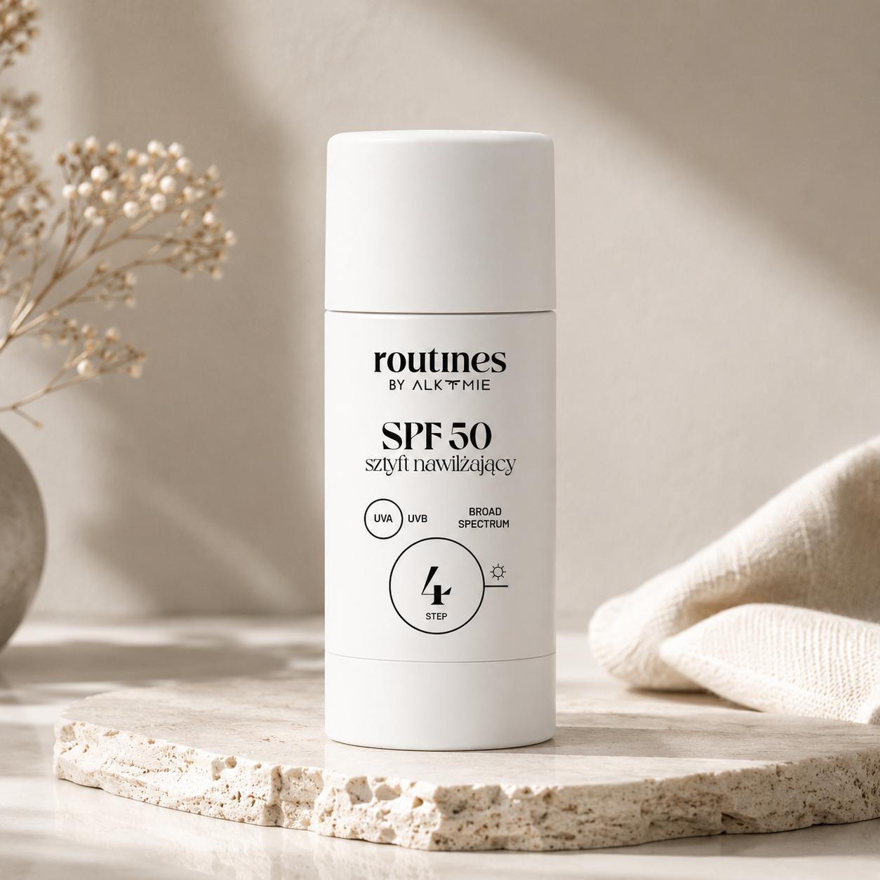 Routines Broad Spectrum SPF 50 stift blå – beskytter mot blått lys