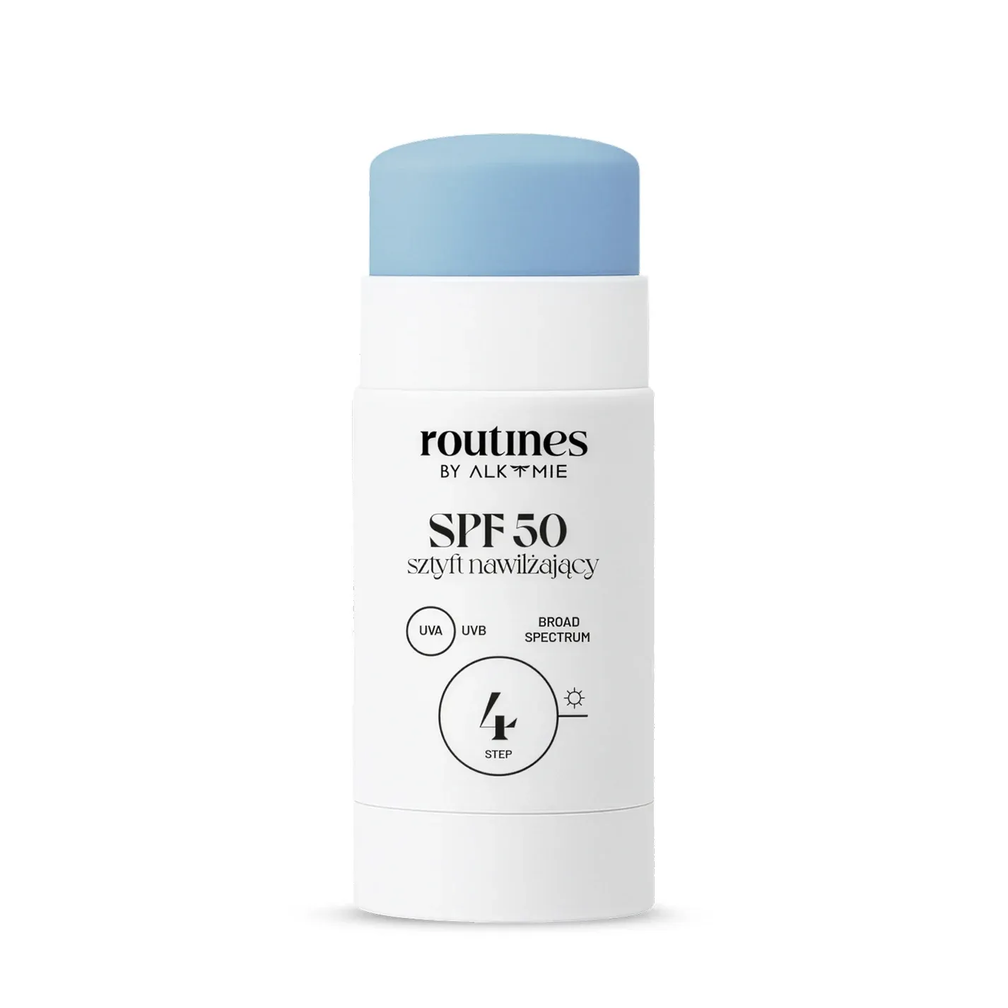 Routines Broad Spectrum SPF 50 stift blå – beskytter mot blått lys.