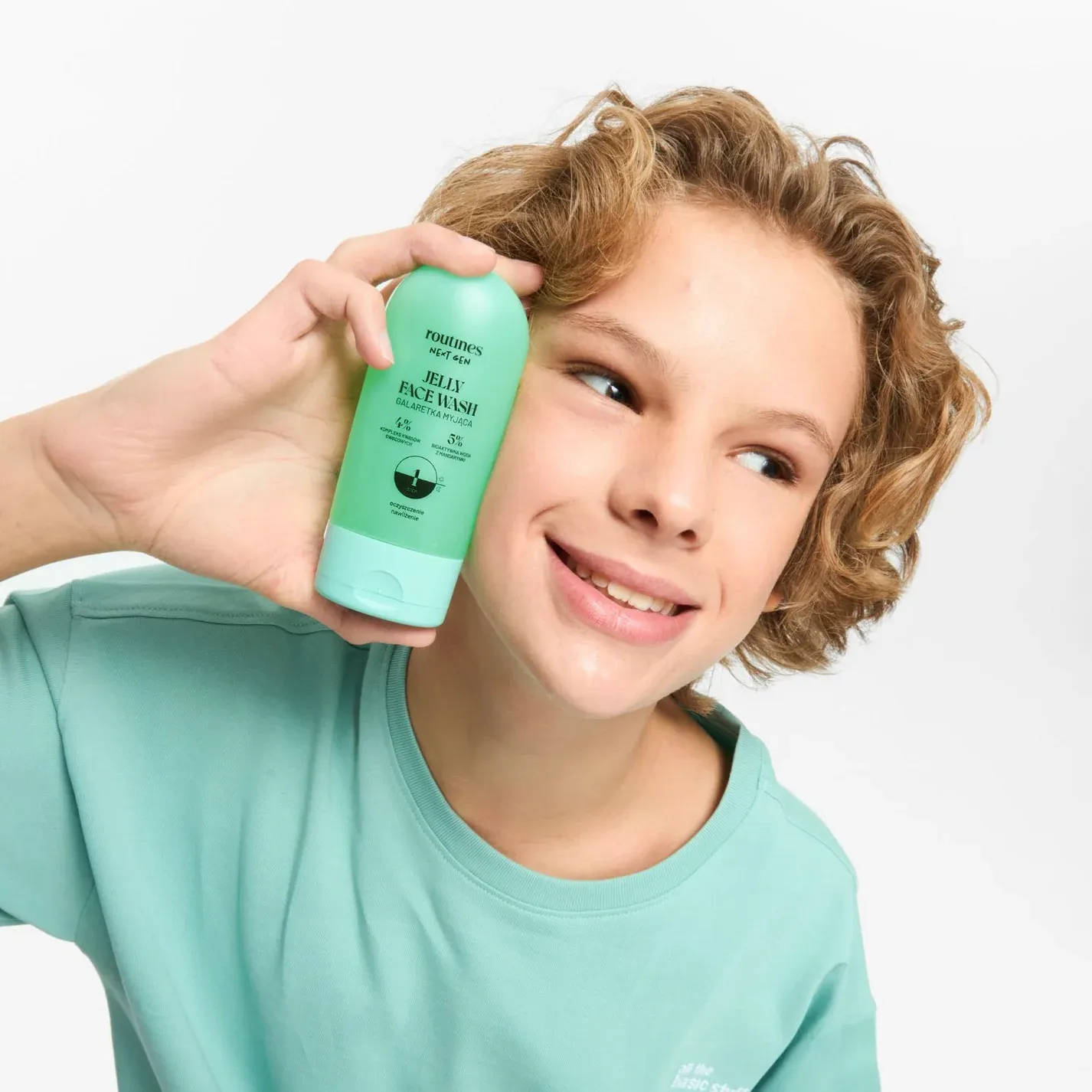 Routines Next Gen Jelly Face Wash grønn rensegele for tenåringer gutt