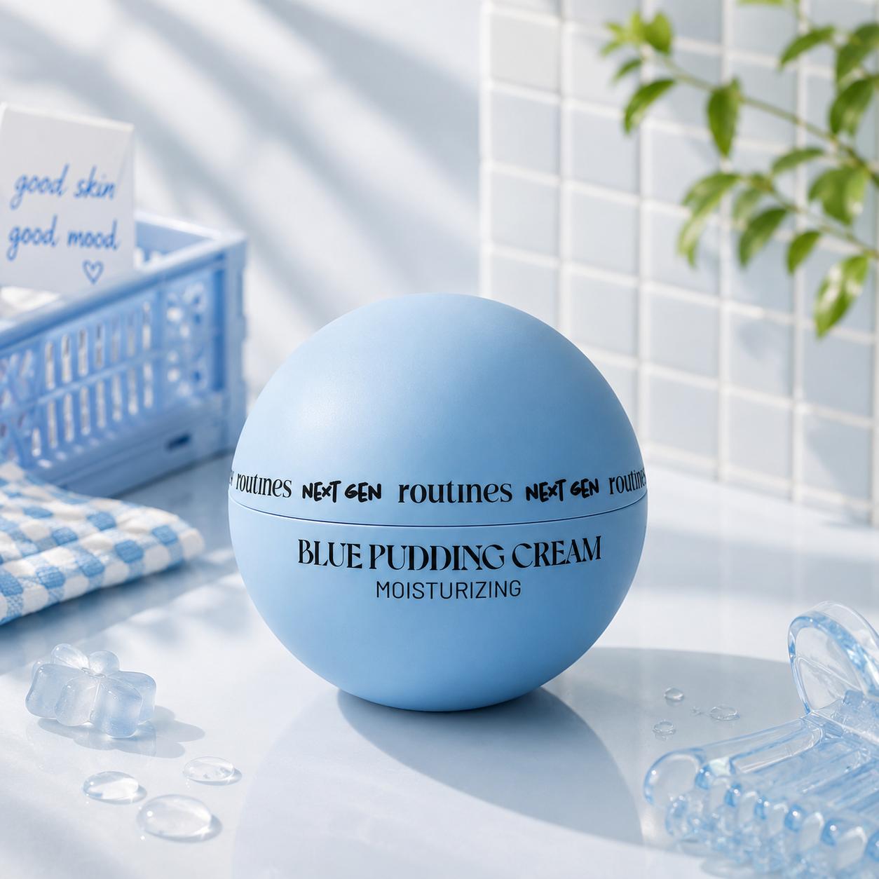 Routines Next Gen Blue Pudding Cream blå fuktighetsgivende krem