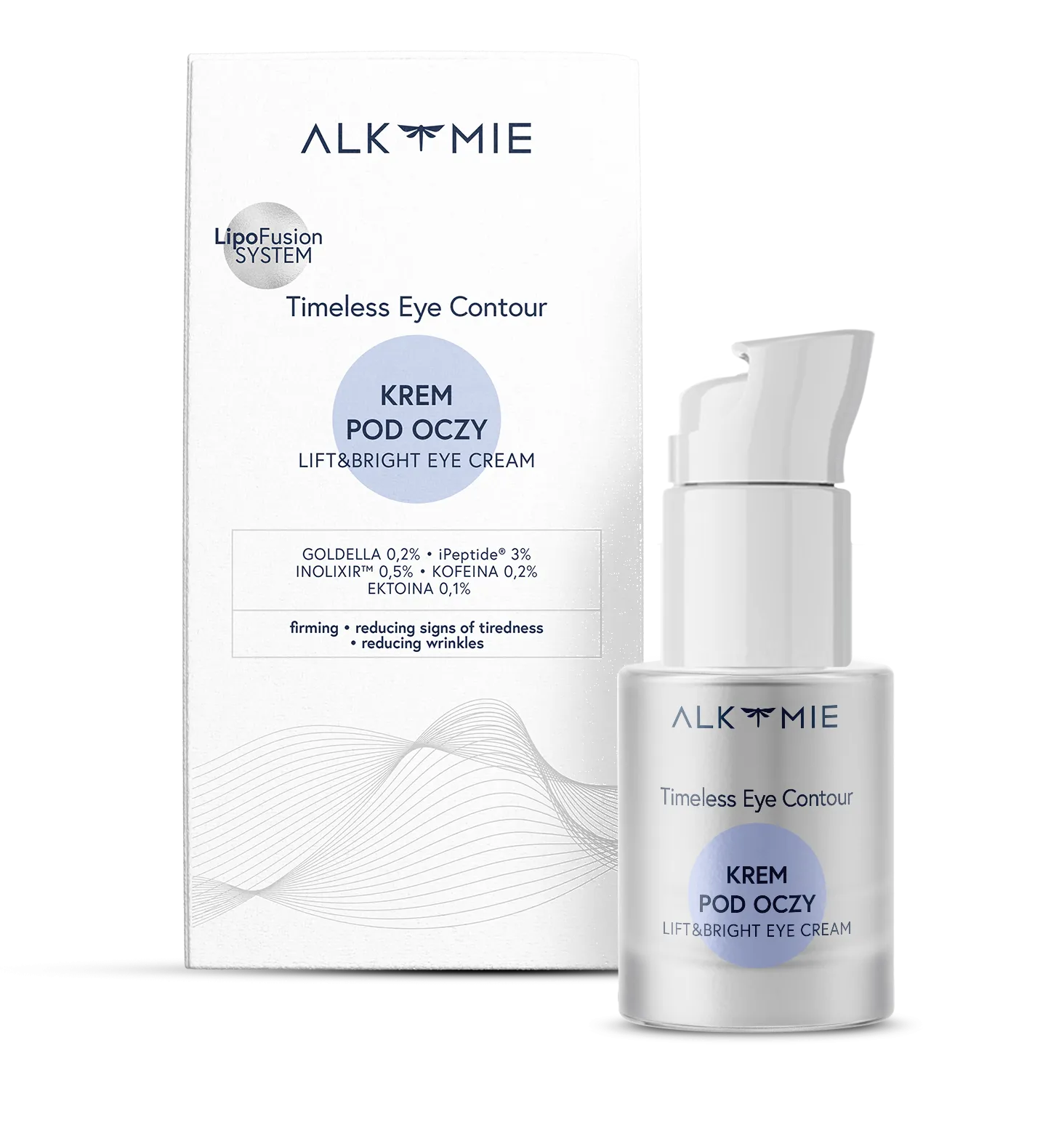 Timeless Eye Contour øyekrem fra Alkmie med lutein – reduserer rynker og mørke ringer