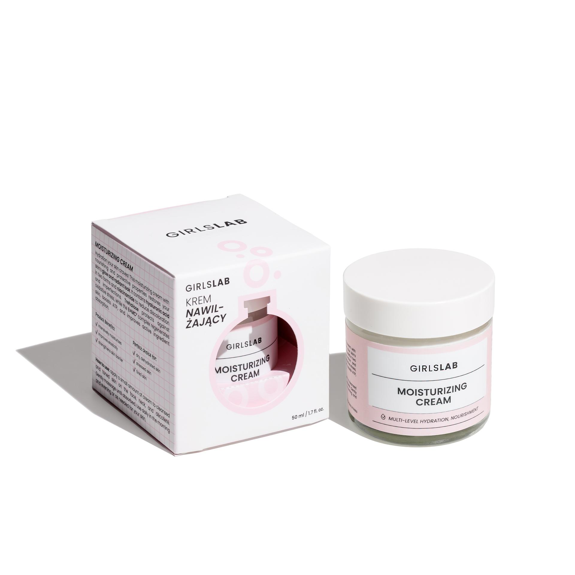 GirlsLab GL.002 Moisturizing Cream med hyaluronsyre og niacinamid